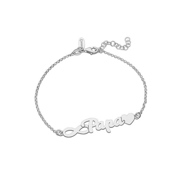 Pulsera Nombre Plata Ley 925 - Imagen 2