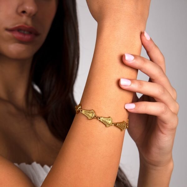 Pulsera Virgen del Rocío Acero 316 L - Imagen 2
