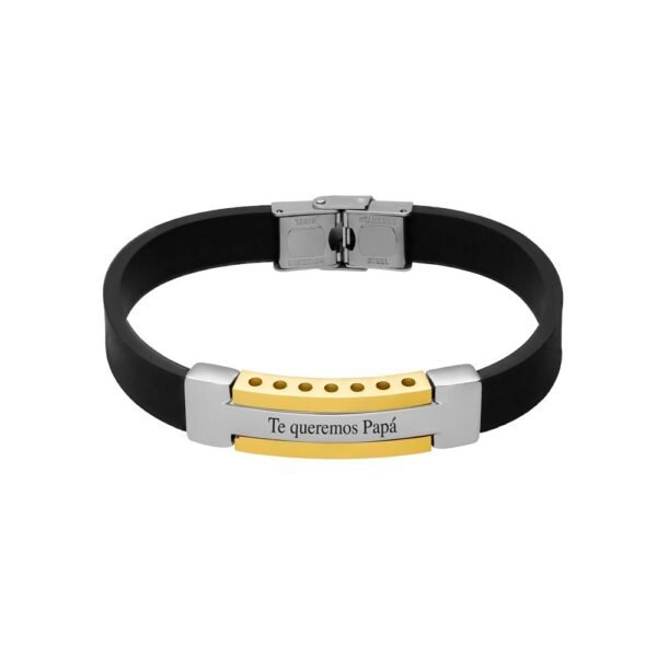 Pulsera Way Bicolor Acero 316 L.