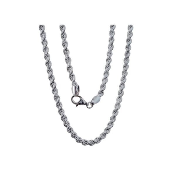 Cadena Cordón Salomónico Plata Ley 925